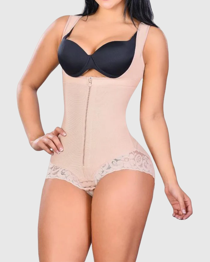 Shapshe® Faja Moldeadora con Tirantes Anchos y Respaldo Alto - Panty de Compresión - Línea de Alta Compresión