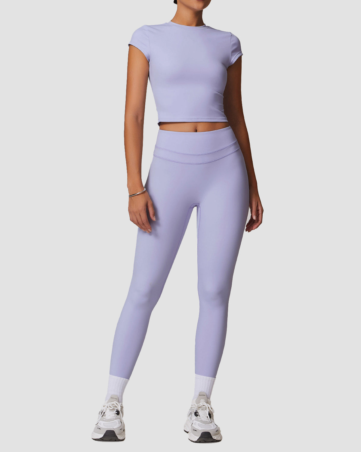 Conjunto de Yoga Ajustado para Fitness