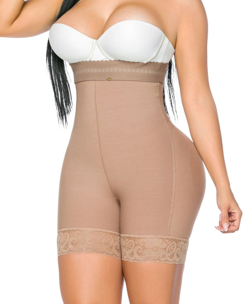 Shapshe® Shorts Modeladores Invisibles de Cintura Alta con Levantamiento de Glúteos y Doble Compresión de Encaje