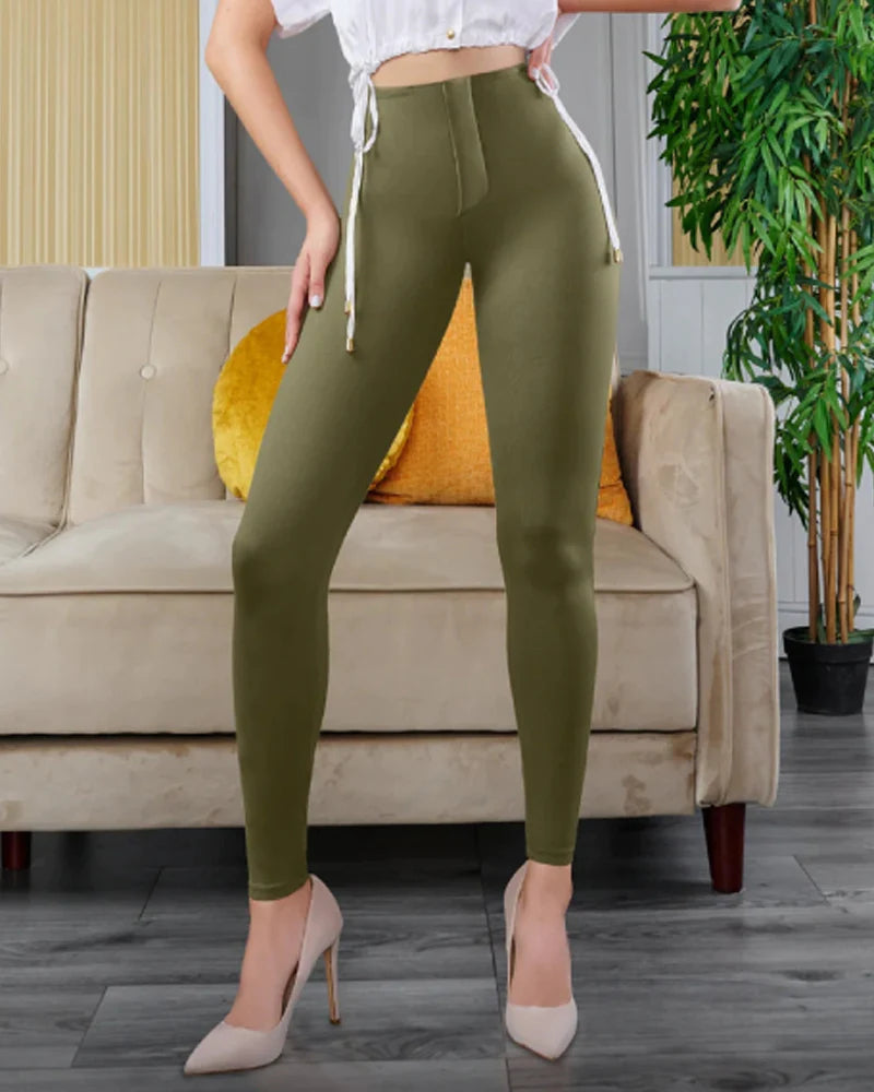 Leggings Moldeadores de Cintura Alta con Control de Abdomen, Levantamiento de Glúteos y Efecto Adelgazante