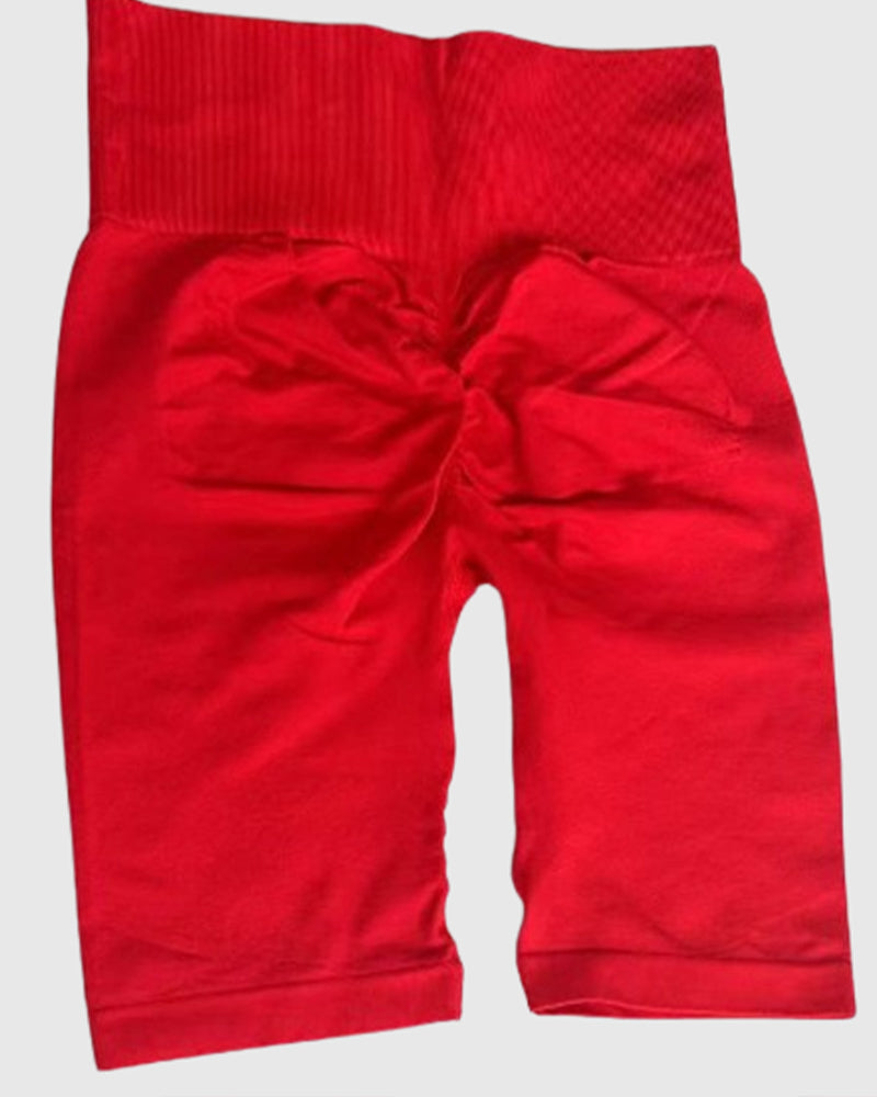 Shorts de Yoga de Cintura Alta, Sin Costuras, Levanta Glúteos