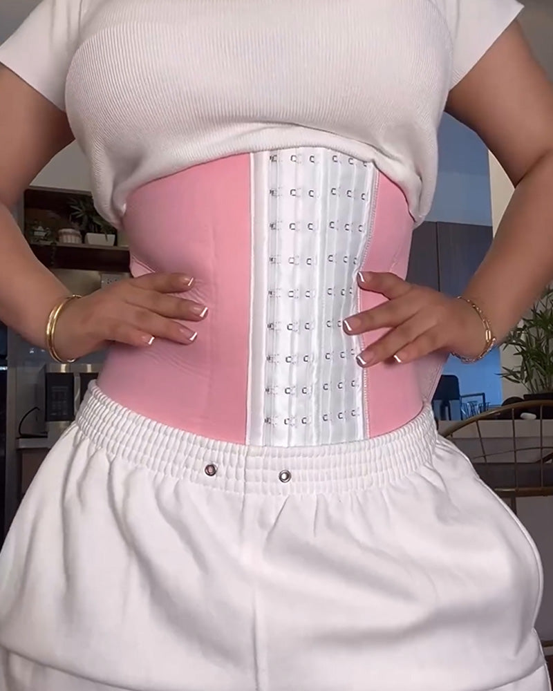 Shapshe® Faja Reductora de Doble Compresión para Mujer, Cinturilla Sauna para Sudoración Abdominal