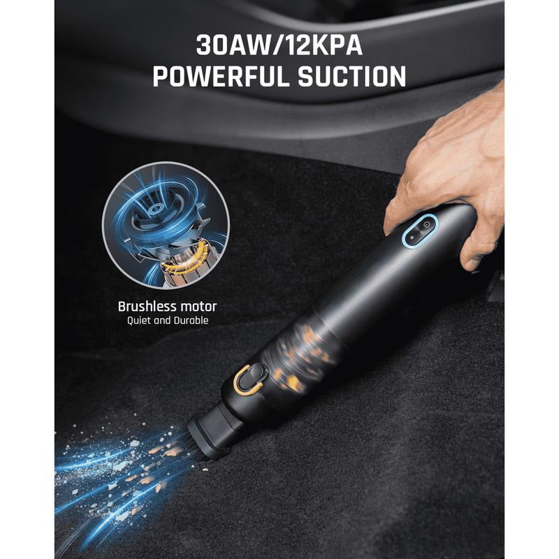 🚗✨ Aspirador Inalámbrico para Coche de Alta Potencia – Limpieza Profunda y Rápida para Tu Vehículo 💨🔋