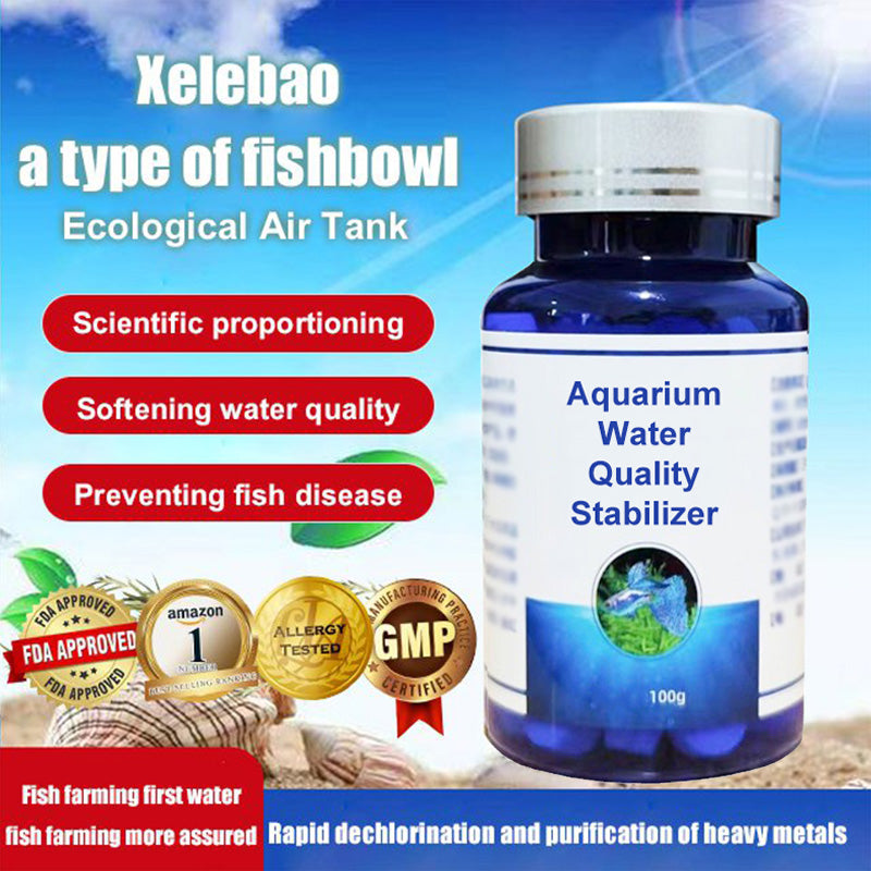 ⏰🔥 ¡50% DE DESCUENTO POR TIEMPO LIMITADO! 🐠 Estabilizador de Calidad del Agua – Mantén Tu Acuario Seguro y Saludable ✨💧