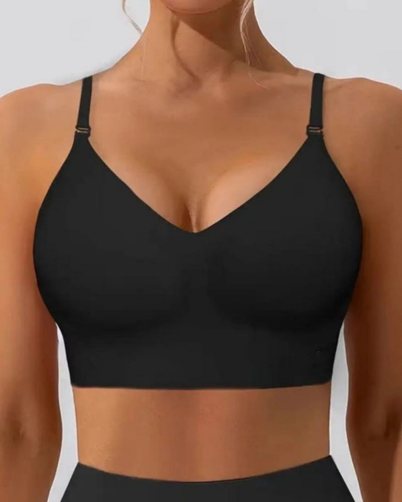 Sostén Push Up Sin Costuras, Sin Varillas, Sin Espalda en Forma de U