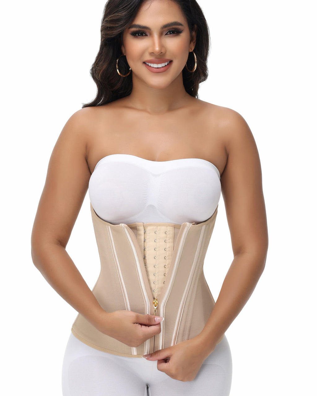 Shapshe® Fajas Colombianas Doble Compresión Moldeador de Cintura con Control de Abdomen