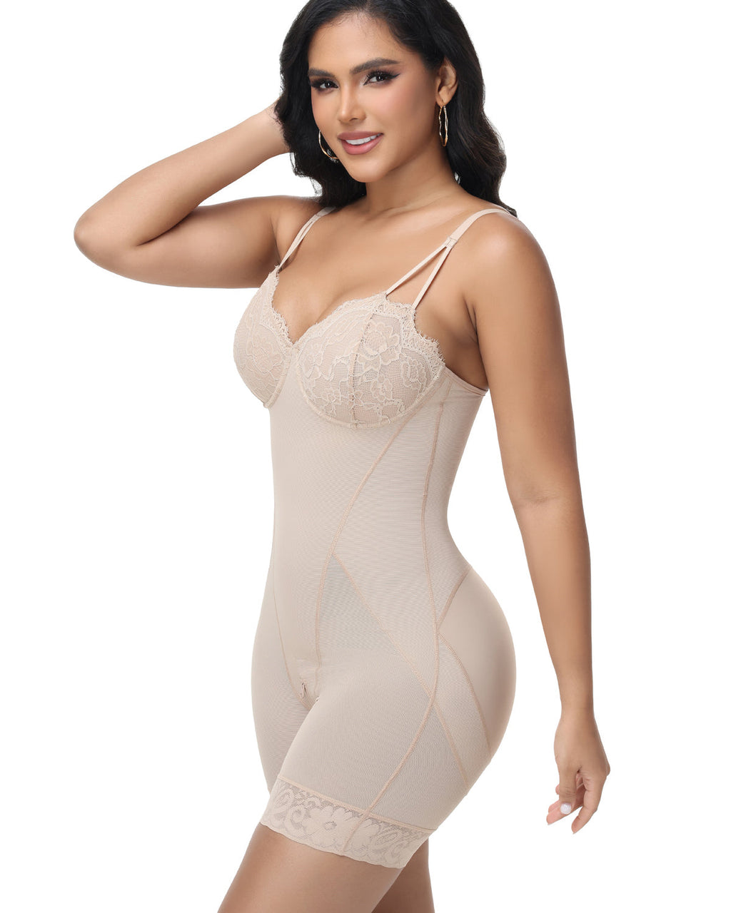 Shapshe® Body Moldeador con Copa de Encaje y Control de Abdomen