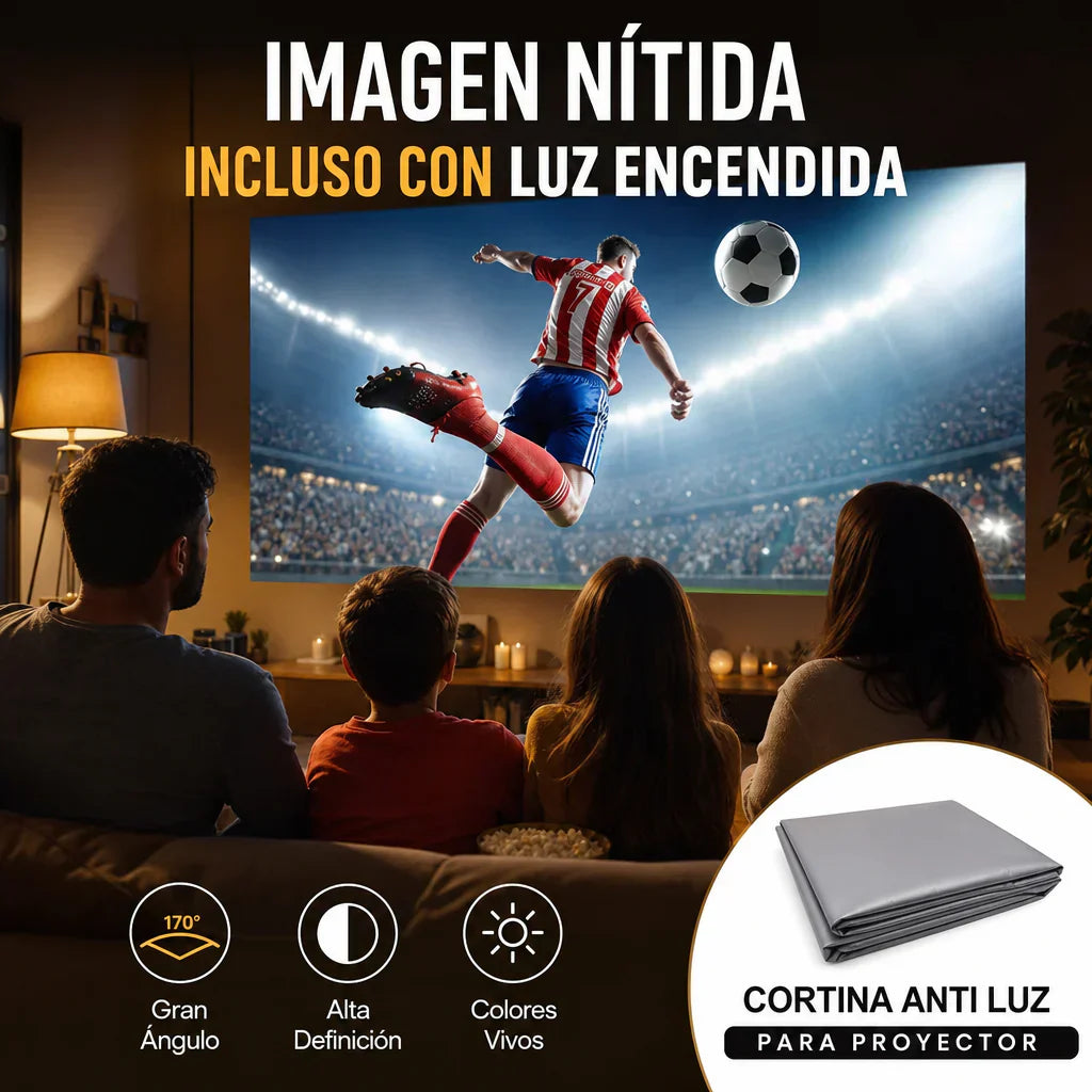 ⚽️🔥 ¡MEGA OFERTA MUNDIAL! Pantalla de Proyección Antiluz 16:9 – 50% OFF