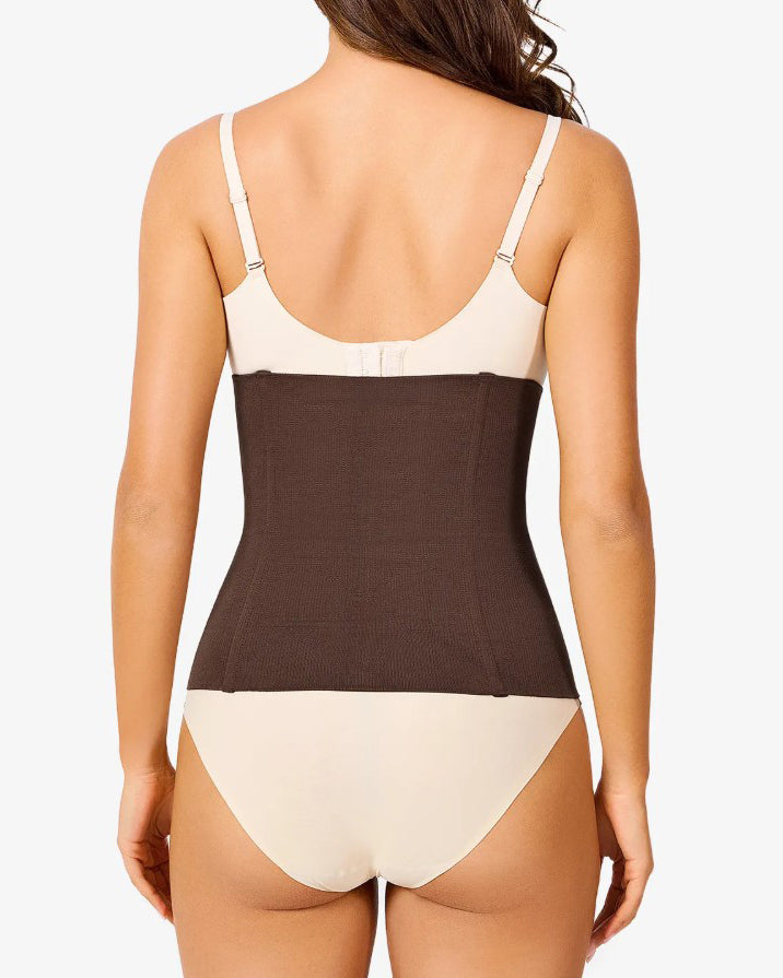 Cinturón de Control Abdominal con Huesos de Acero Sin Costuras y Alta Elasticidad