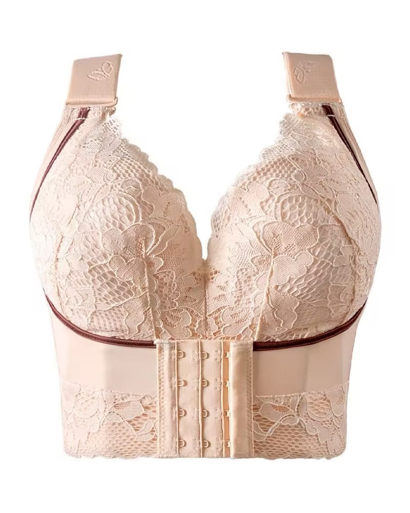 Sostén Moldeador Push Up con Cierre Frontal para Mujer Talla Grande