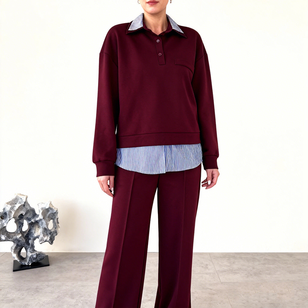 👚👖 Conjunto Casual de Mujer – Top y Pantalón   Comodidad y Estilo en Uno ✨💃