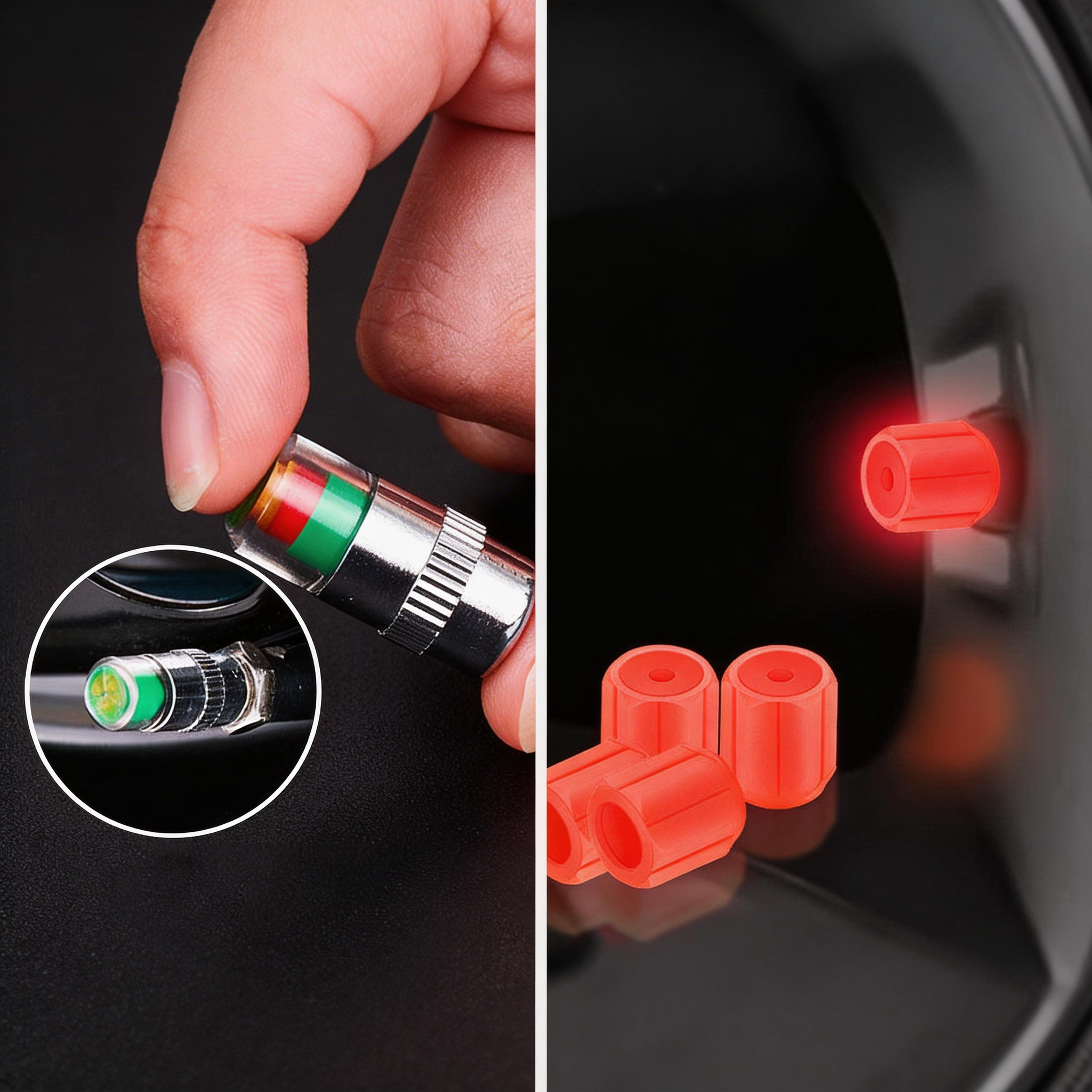 ⏰🔥 ¡50% DE DESCUENTO POR TIEMPO LIMITADO! 🚗 Tapones Luminosos para Válvulas de Neumáticos – Dale Estilo y Seguridad a Tu Auto ✨💡
