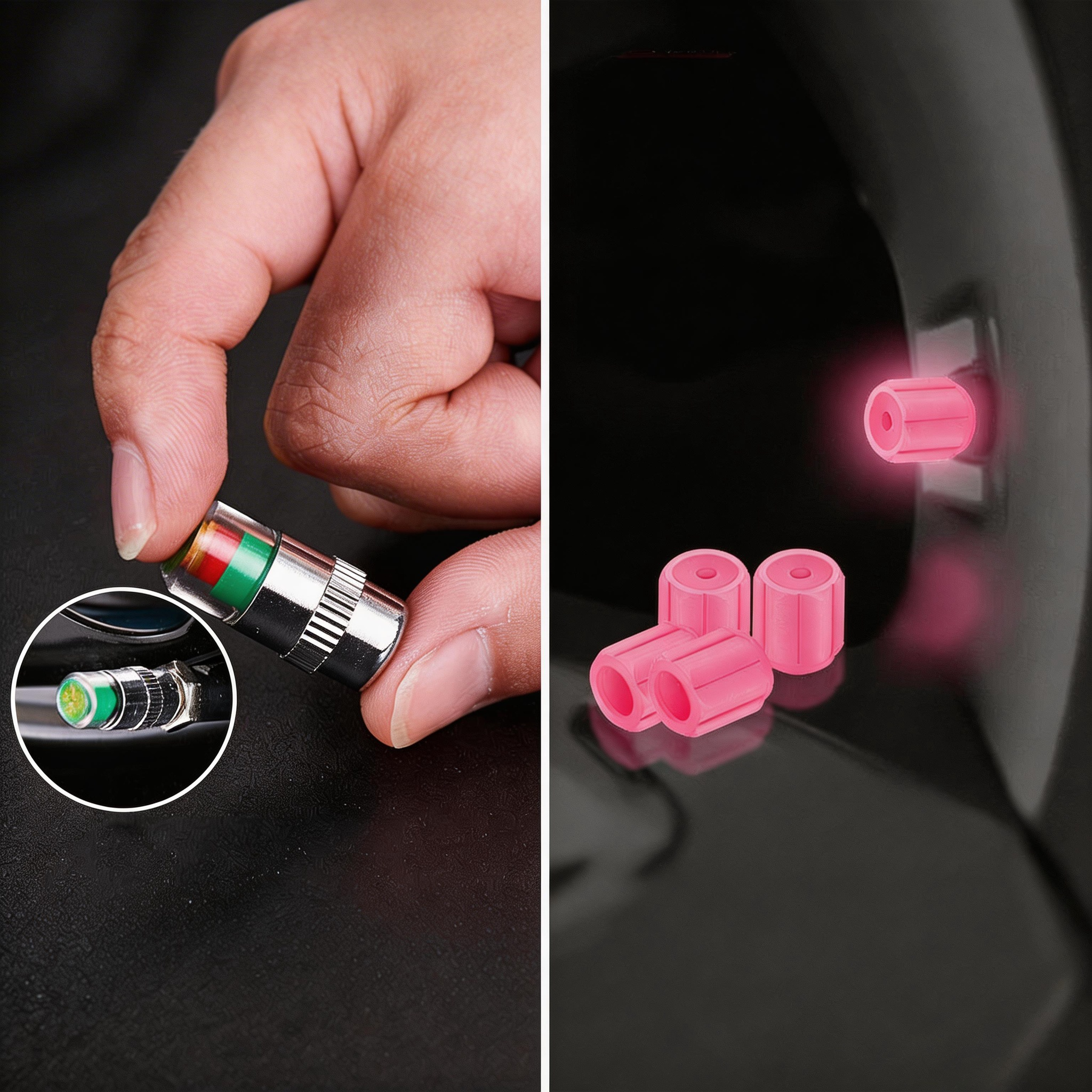 ⏰🔥 ¡50% DE DESCUENTO POR TIEMPO LIMITADO! 🚗 Tapones Luminosos para Válvulas de Neumáticos – Dale Estilo y Seguridad a Tu Auto ✨💡