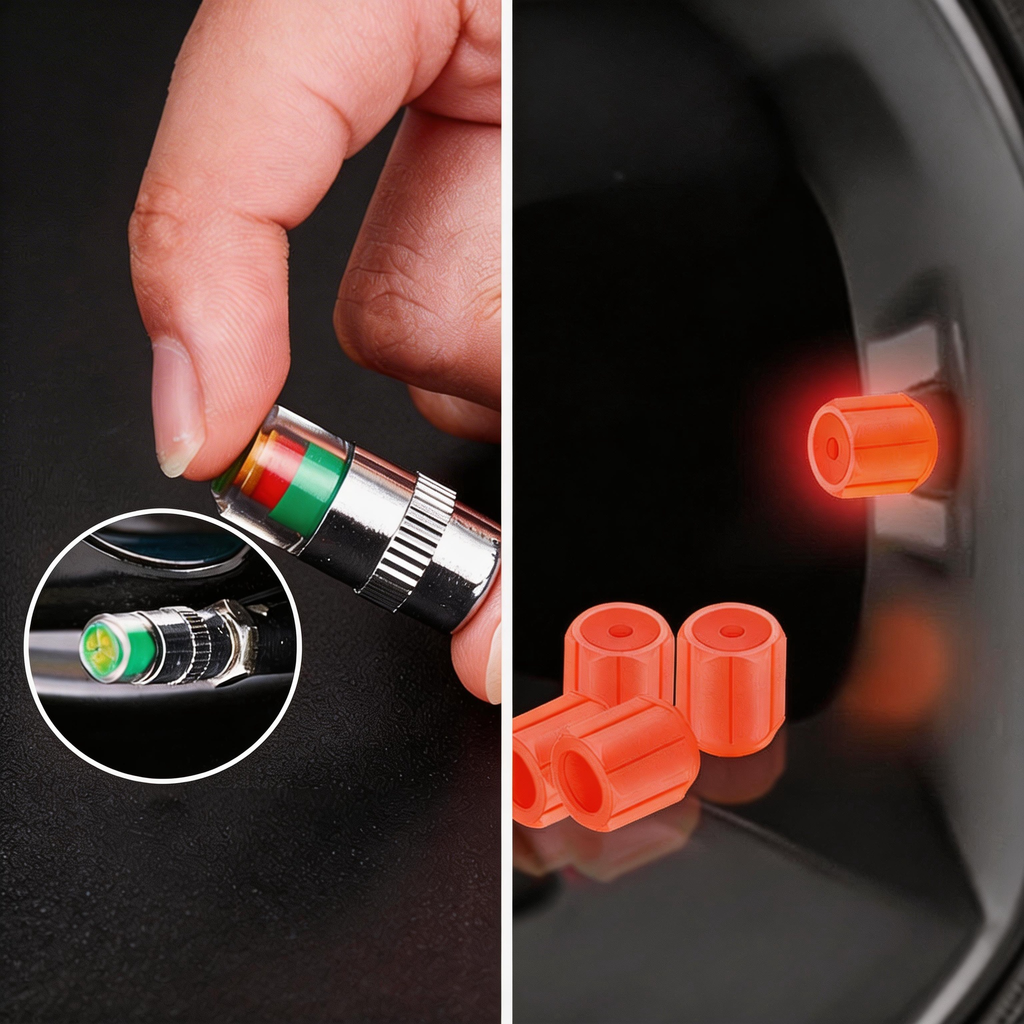 ⏰🔥 ¡50% DE DESCUENTO POR TIEMPO LIMITADO! 🚗 Tapones Luminosos para Válvulas de Neumáticos – Dale Estilo y Seguridad a Tu Auto ✨💡