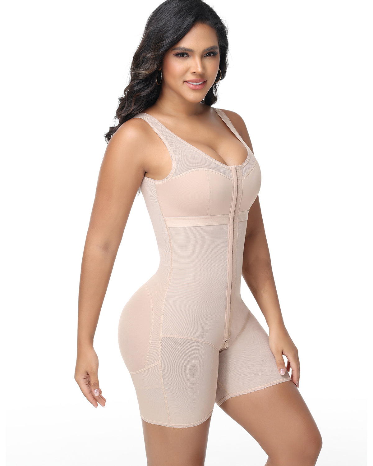 Shapshe® Fajas Colombianas Elastizadas Moldeadoras de Cuerpo Hasta Medio Muslo (Preventa)