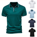 🔥40% de descuento🔥Camisas casuales de manga corta para hombre Slim Fit cuello en V