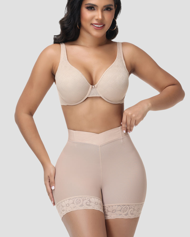 Shapshe® Short Moldeador Levanta Cadera Cruzado de Cintura Alta