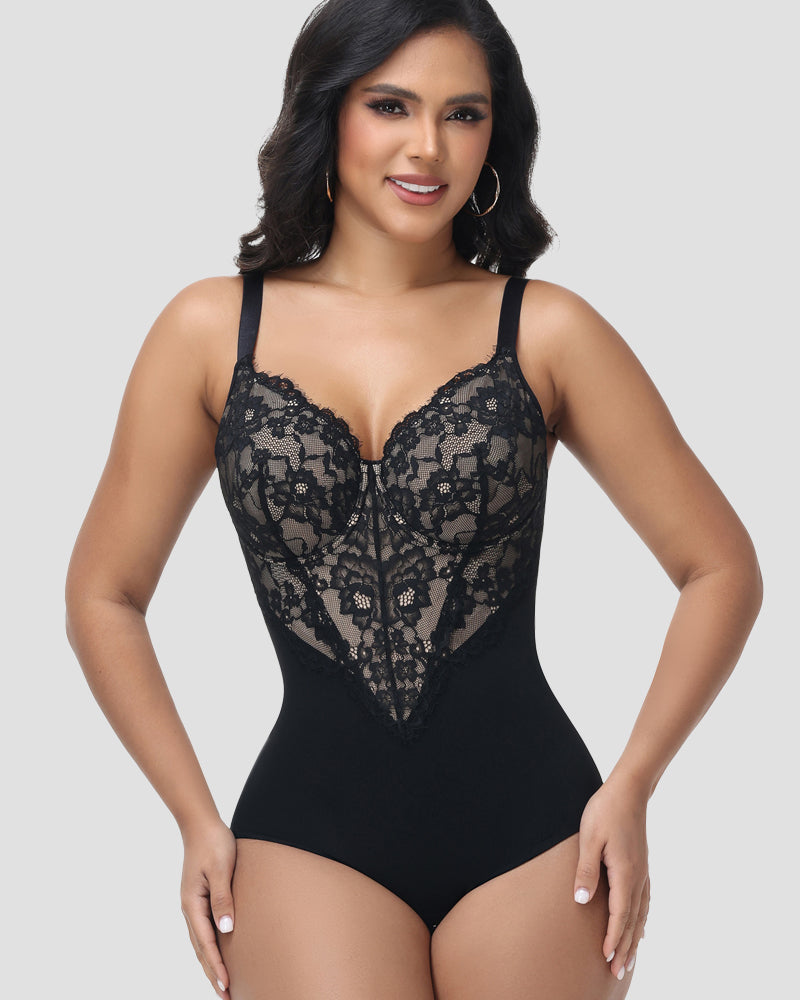 Shapshe® Body Moldeador Levanta Cadera de Encaje Floral Sexy