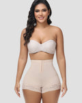 Shorts Shapshe® de Cintura Alta con Levantamiento de Cadera y Cierre Frontal de Gancho