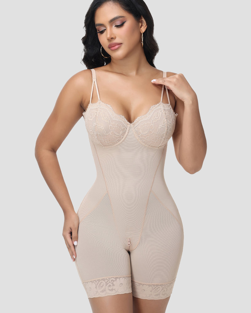 Shapshe® Body Moldeador con Copa de Encaje y Control de Abdomen