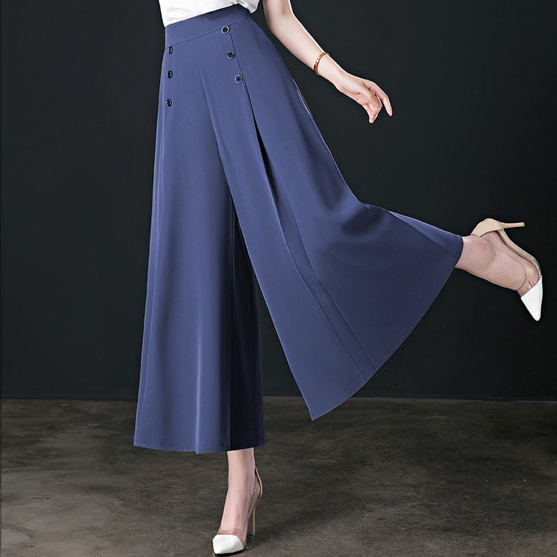 (50 % de descuento) Pantalones anchos plisados