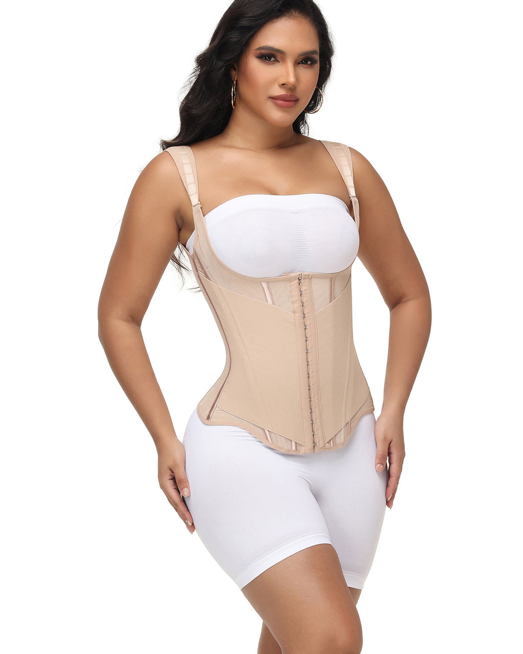 Shapshe® Top tipo Tank Curvo para Mujer con Cinturilla Modeladora