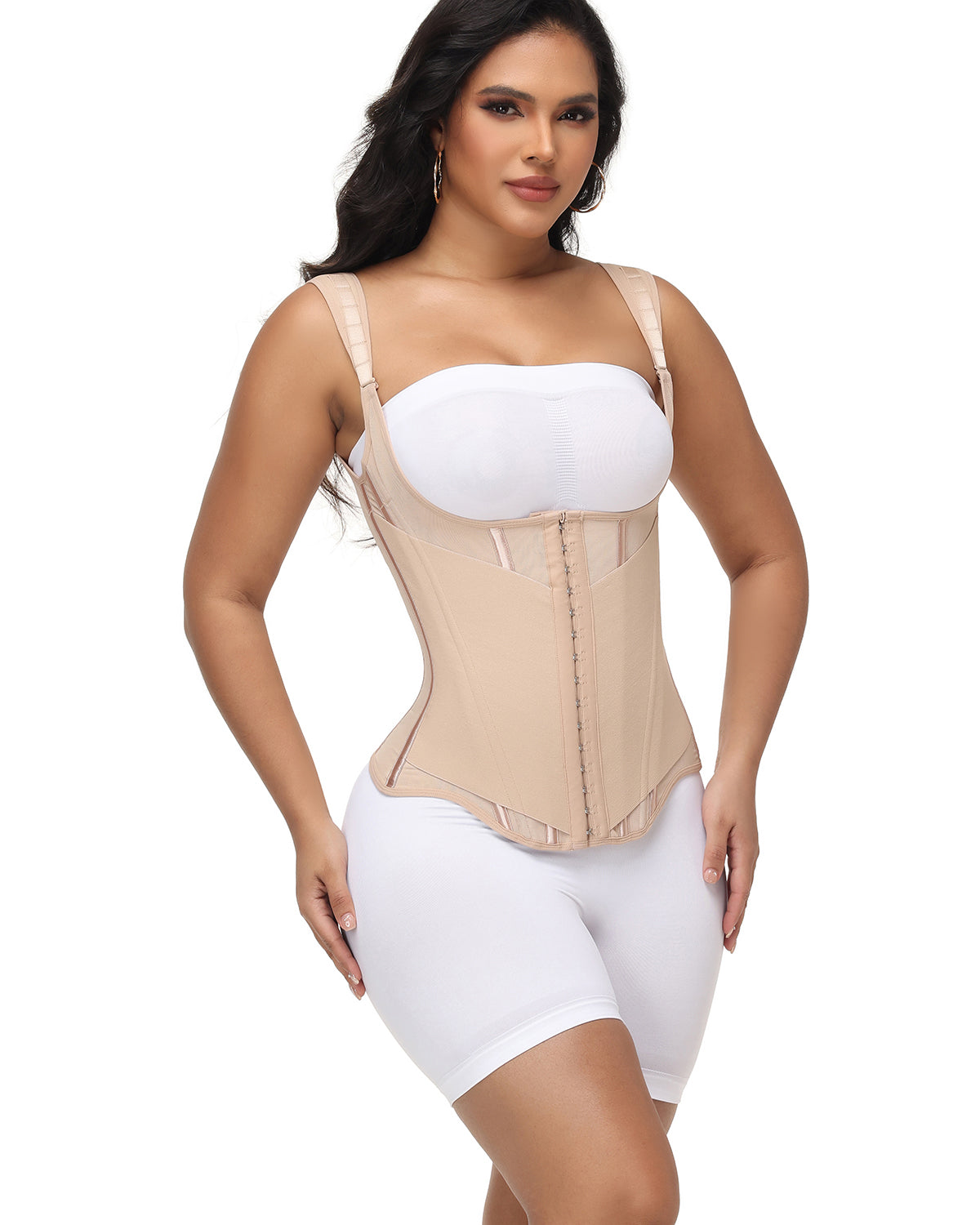 Shapshe® Top tipo Tank Curvo para Mujer con Cinturilla Modeladora