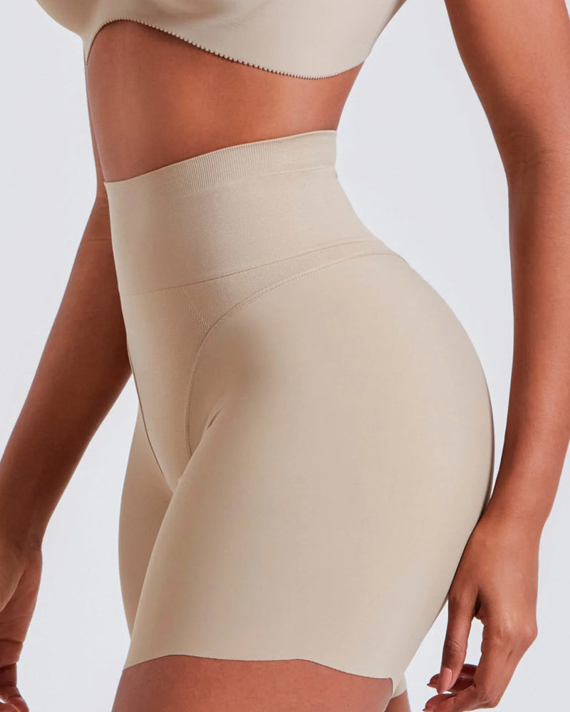 Shorts moldeadores sin costuras con control de abdomen y levantamiento de glúteos
