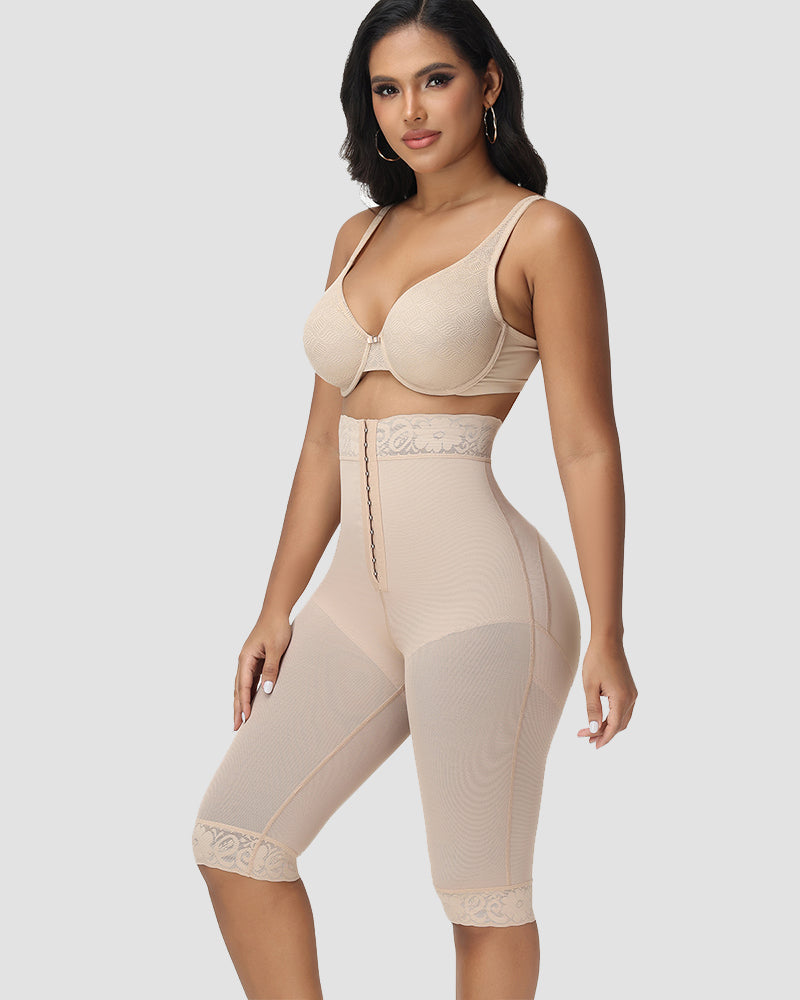 Shapshe® Faja Alta con Encaje Control de Abdomen Moldeador de Muslos