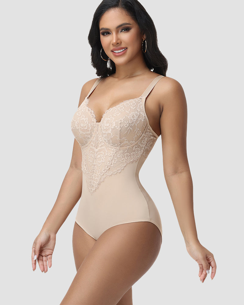 Shapshe® Body Moldeador Levanta Cadera de Encaje Floral Sexy