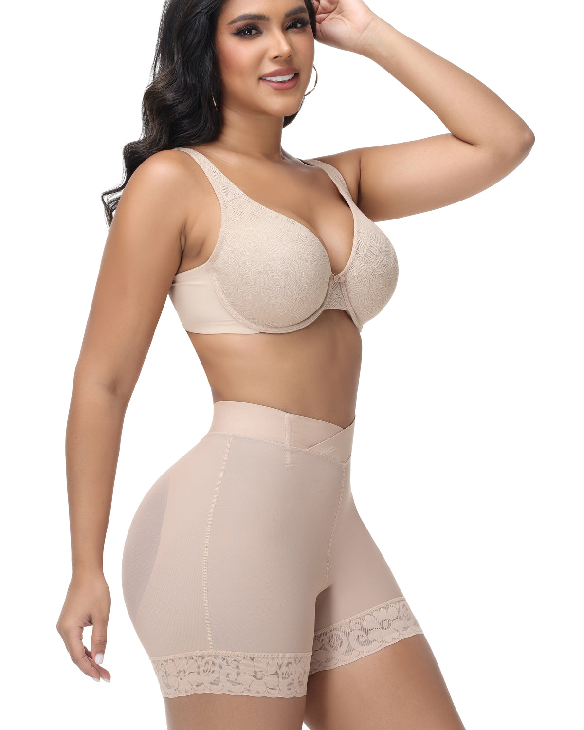 Shapshe® Short Moldeador Levanta Cadera Cruzado de Cintura Alta