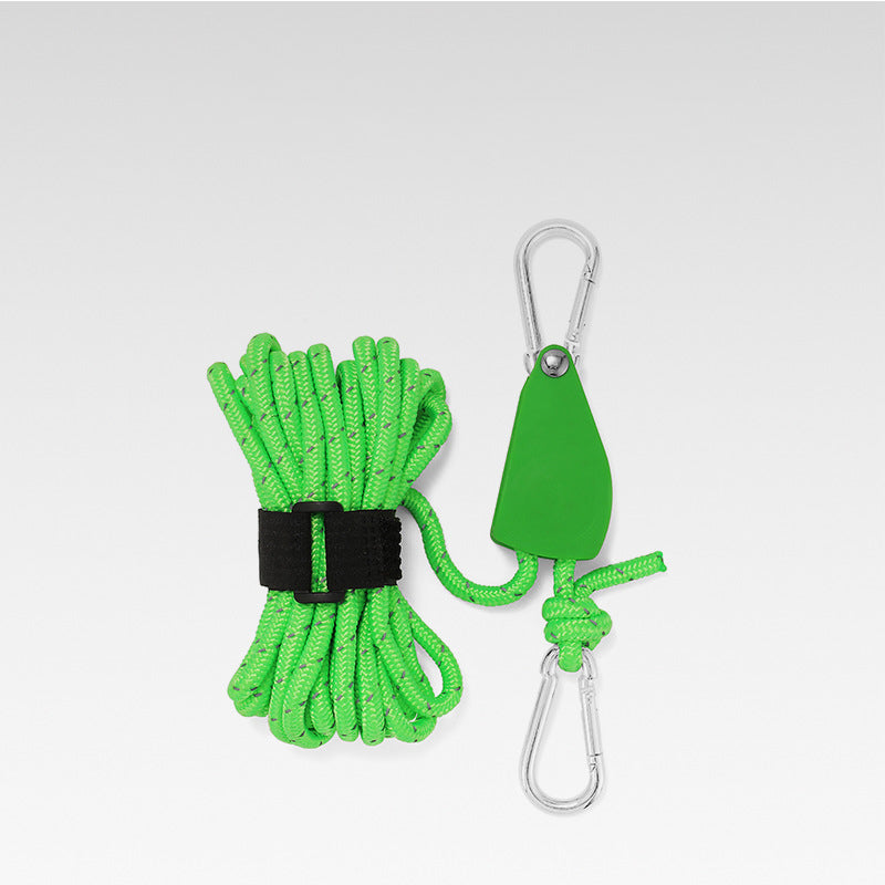 🪢 Cuerda de Camping Portátil, Ajustable y Fija – Ideal para Aventuras y Actividades al Aire Libre 🌳✨