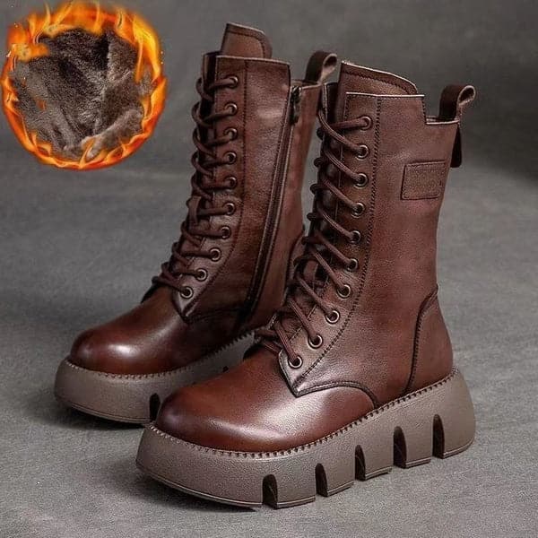 Botas de Moda Cuero Suave Eclipse Aura Camino, Estilo y Comodidad en Cada Paso