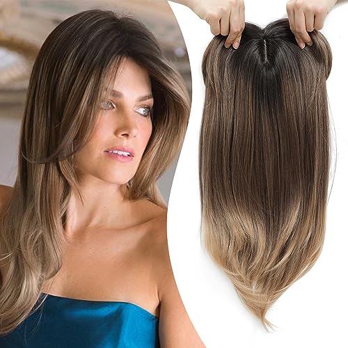💇‍♀️ Topper de Cabello en Capas con Flequillo para Mujer – Volumen Natural y Estilo Renovado ✨🌸