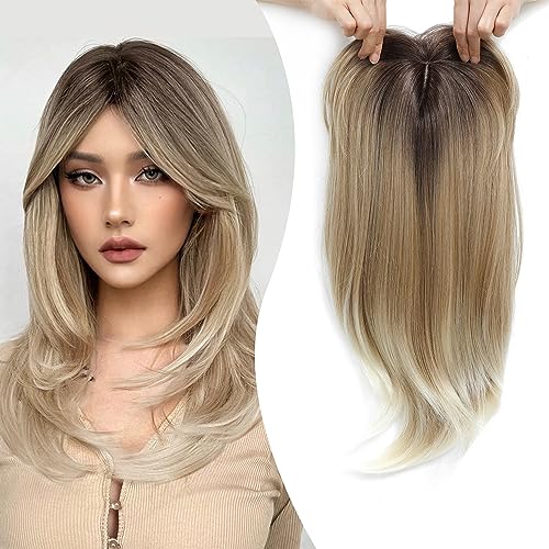 💇‍♀️ Topper de Cabello en Capas con Flequillo para Mujer – Volumen Natural y Estilo Renovado ✨🌸