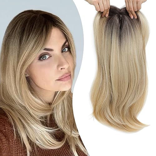 💇‍♀️ Topper de Cabello en Capas con Flequillo para Mujer – Volumen Natural y Estilo Renovado ✨🌸