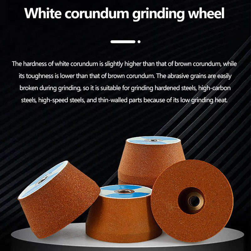 ⚙️✨ Muela de Rectificado de Corindón Blanco Ultra Duradera – Desbaste Potente y Pulido Suave de Metal 🔩🛠️🔥