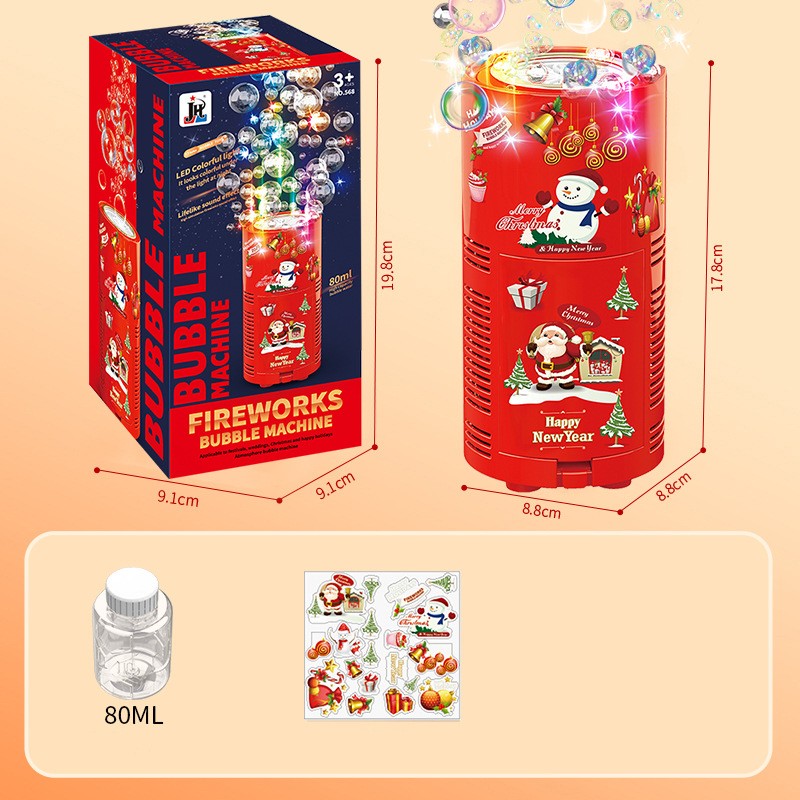 🎉 ¡Feliz Año Nuevo! 🎆 Máquina de Burbujas Iluminada – Diversión y Magia para Toda la Familia ✨🫧