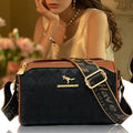 🔥👜 Bolso Bandolera de Moda 3 Capas – Gran Capacidad con Diseño Diamante ✨