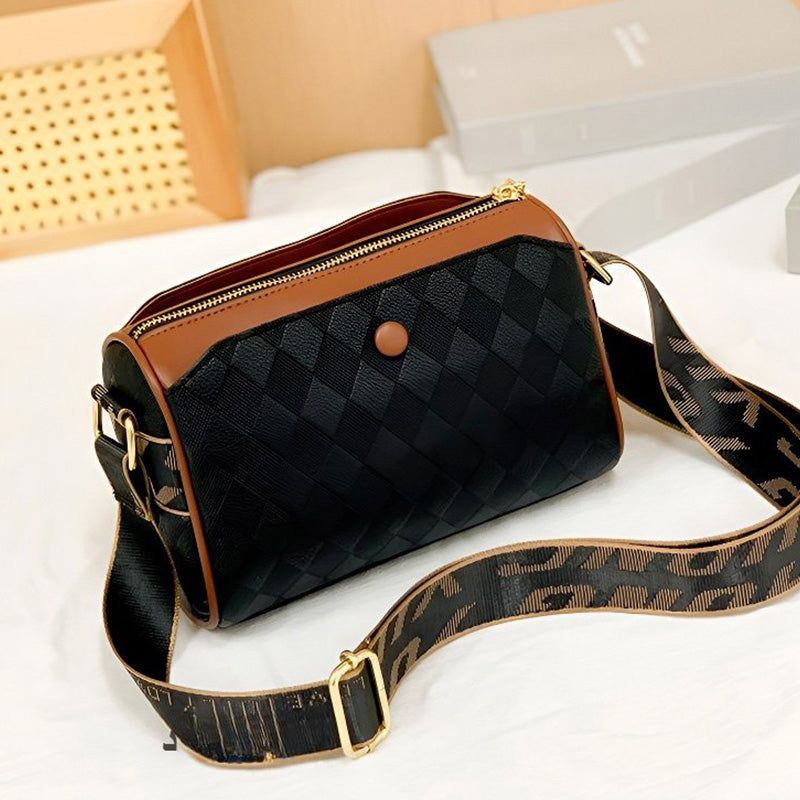 🔥👜 Bolso Bandolera de Moda 3 Capas – Gran Capacidad con Diseño Diamante ✨