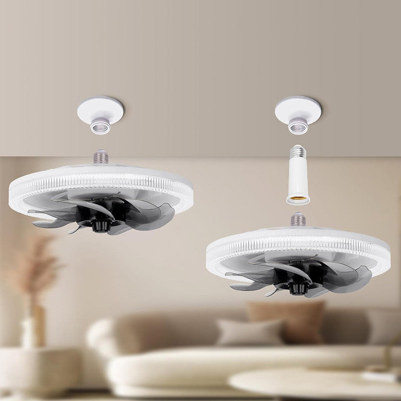 ⏰🔥 ¡50% DE DESCUENTO POR TIEMPO LIMITADO! 💡🌀 Ventilador Luz 2 en 1 – Frescura y Luz Inteligente para tu Dormitorio ✨🏠