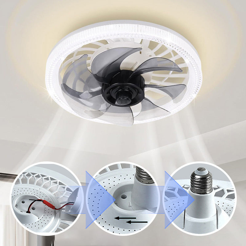 ⏰🔥 ¡50% DE DESCUENTO POR TIEMPO LIMITADO! 💡🌀 Ventilador Luz 2 en 1 – Frescura y Luz Inteligente para tu Dormitorio ✨🏠