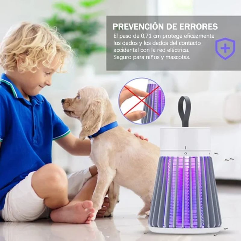 ⏰ ¡Oferta Limitada 50% OFF! 🦟 Exteminador de Insectos Portátil – Trampa Eficaz para Moscas y Mosquitos, Interior y Exterior 🌿✨
