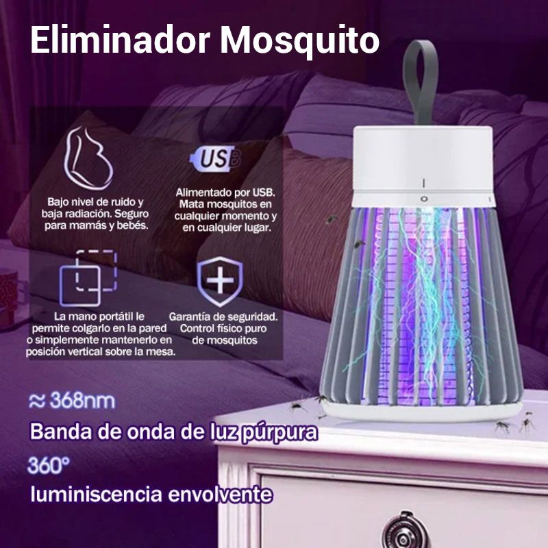 ⏰ ¡Oferta Limitada 50% OFF! 🦟 Exteminador de Insectos Portátil – Trampa Eficaz para Moscas y Mosquitos, Interior y Exterior 🌿✨