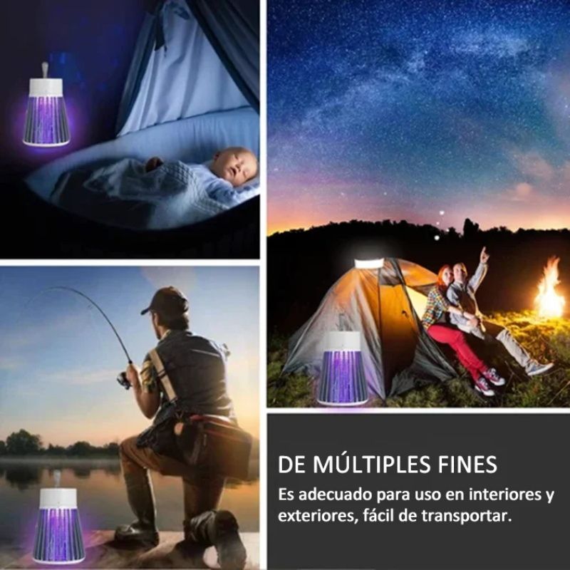 ⏰ ¡Oferta Limitada 50% OFF! 🦟 Exteminador de Insectos Portátil – Trampa Eficaz para Moscas y Mosquitos, Interior y Exterior 🌿✨