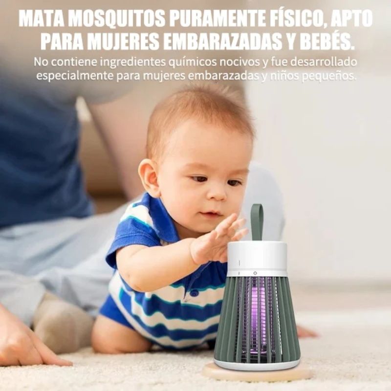 ⏰ ¡Oferta Limitada 50% OFF! 🦟 Exteminador de Insectos Portátil – Trampa Eficaz para Moscas y Mosquitos, Interior y Exterior 🌿✨