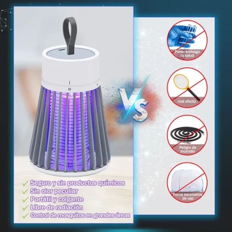 ⏰ ¡Oferta Limitada 50% OFF! 🦟 Exteminador de Insectos Portátil – Trampa Eficaz para Moscas y Mosquitos, Interior y Exterior 🌿✨