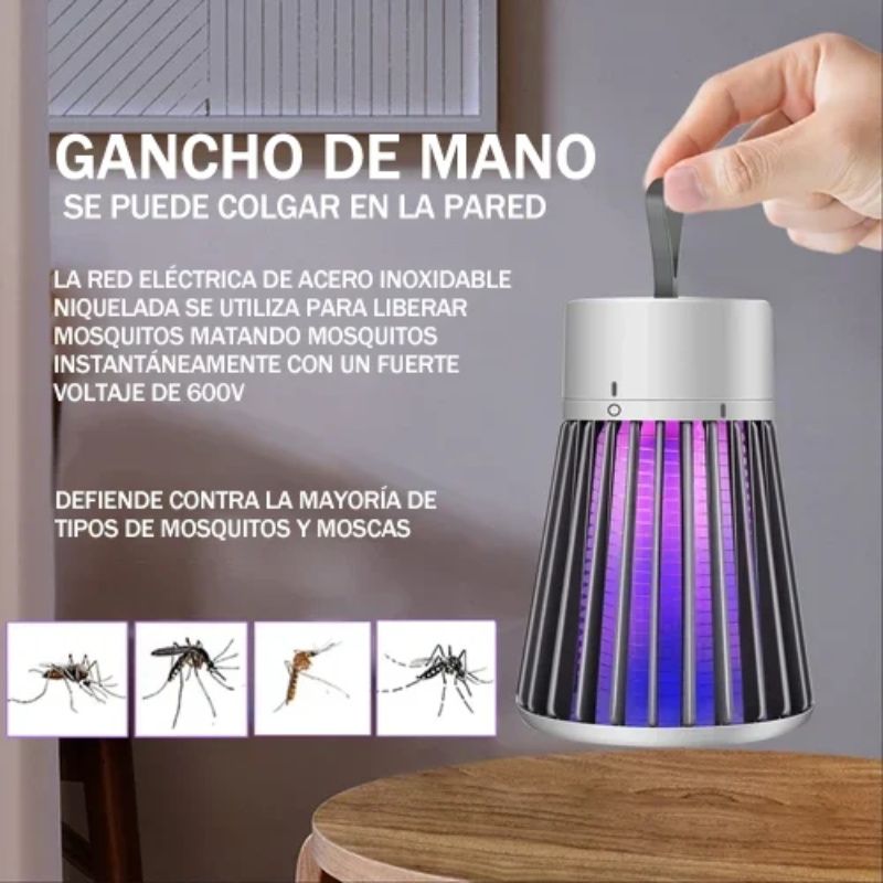 ⏰ ¡Oferta Limitada 50% OFF! 🦟 Exteminador de Insectos Portátil – Trampa Eficaz para Moscas y Mosquitos, Interior y Exterior 🌿✨