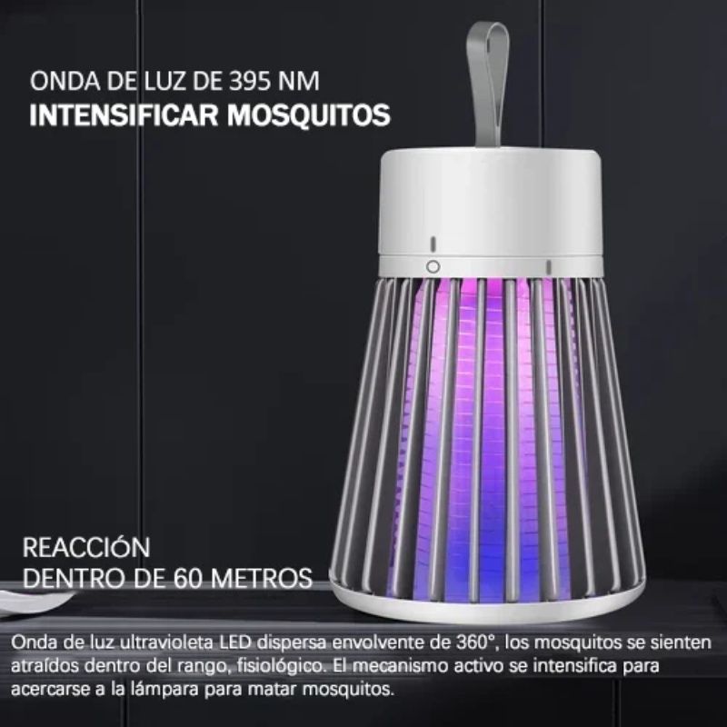 ⏰ ¡Oferta Limitada 50% OFF! 🦟 Exteminador de Insectos Portátil – Trampa Eficaz para Moscas y Mosquitos, Interior y Exterior 🌿✨