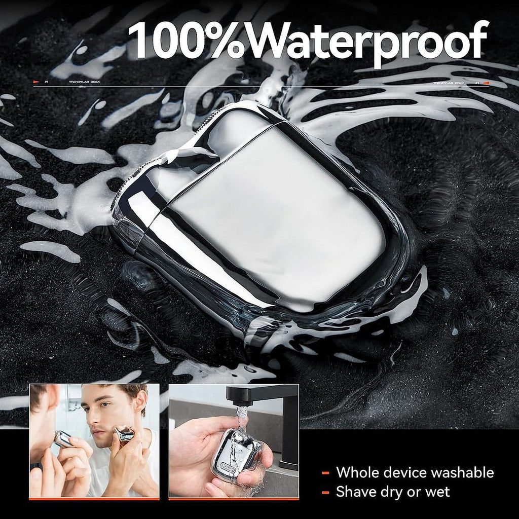 🪒🔥 ¡50% OFF + Compra 2 y Lleva 1 Gratis! Mini Afeitadora Eléctrica USB – Impermeable, Compacta y Recargable para Hombres